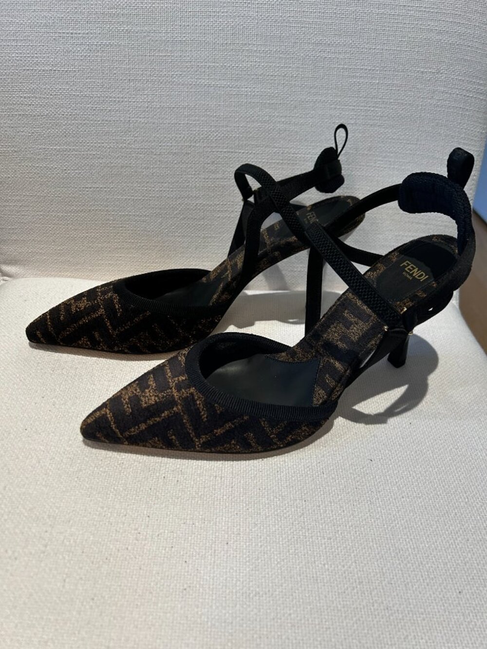 Fendi Sling Back Heels - Picture 3 of 7